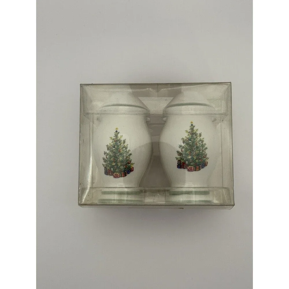 Christopher Radko Traditions Holiday Celebrations Salt and Pepper Shakers 3 7/8